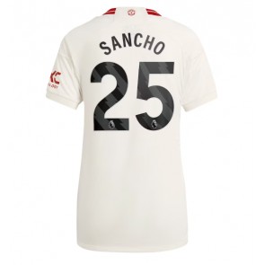 Manchester United Jadon Sancho #25 Dámské Alternativní Dres 2023-24 Krátký Rukáv